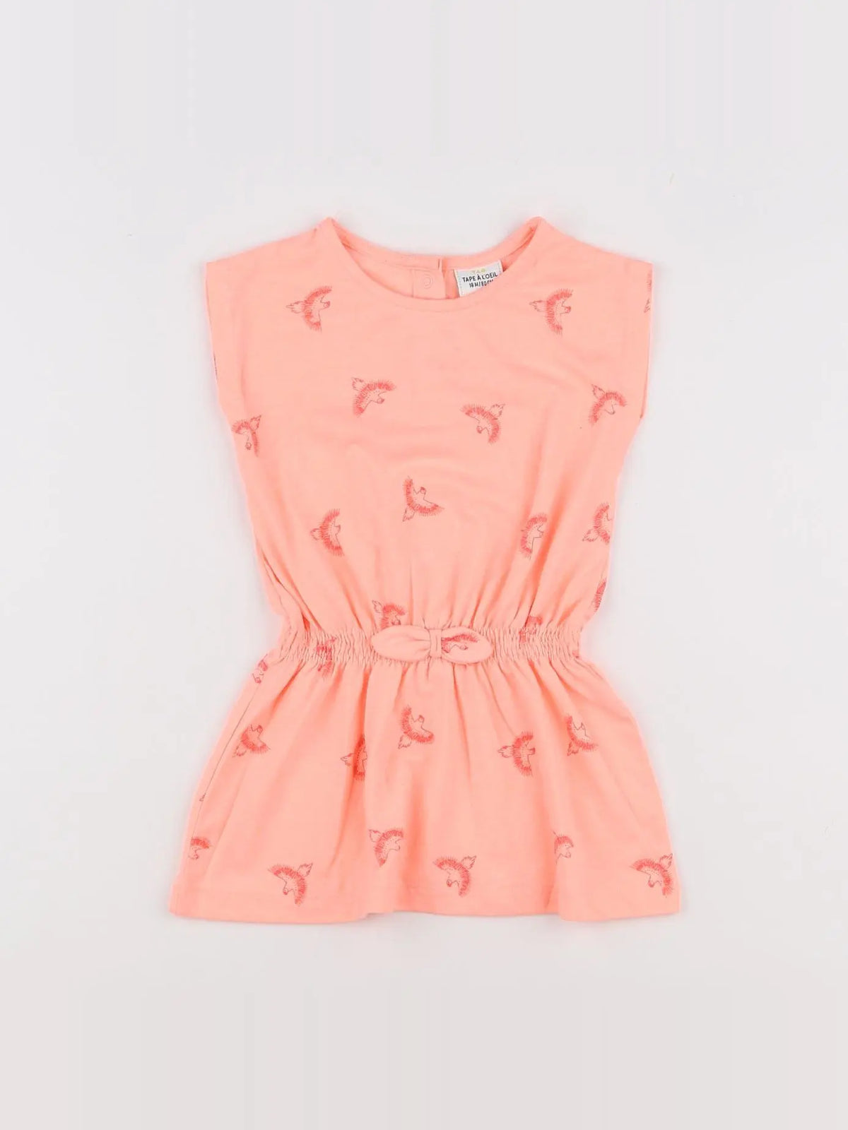 Tape à l'oeil - robe rose fluo - 18 mois