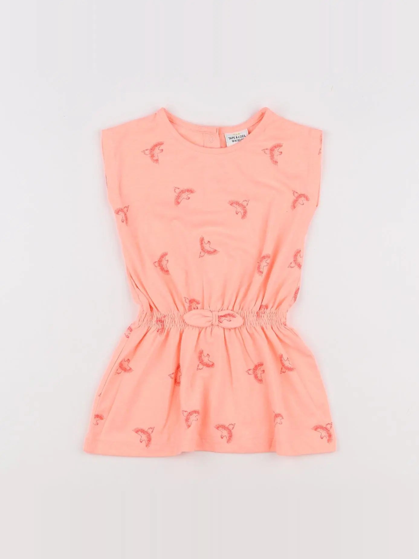Tape à l'oeil - robe rose fluo - 18 mois
