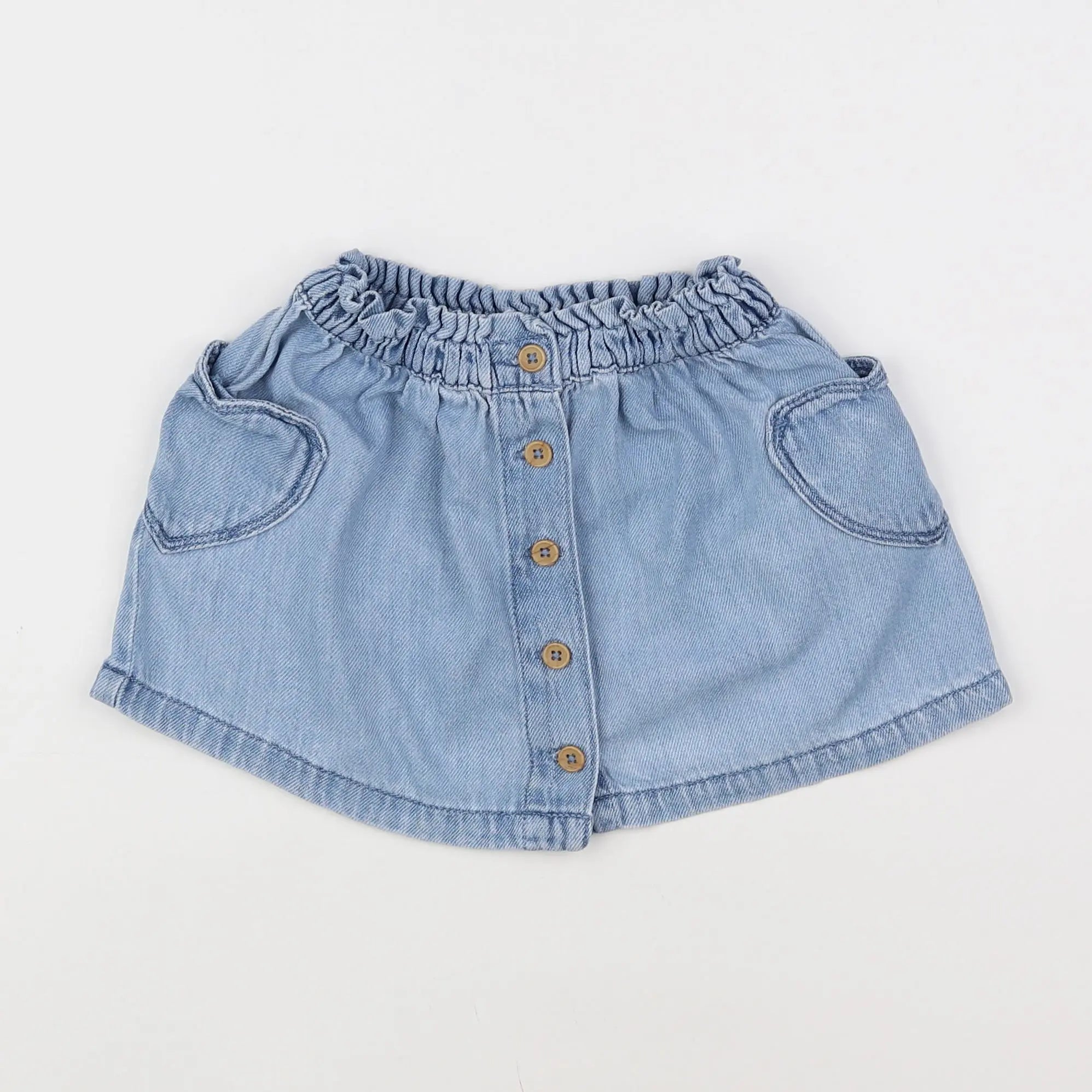 Vertbaudet - jupe bleu - 2 ans