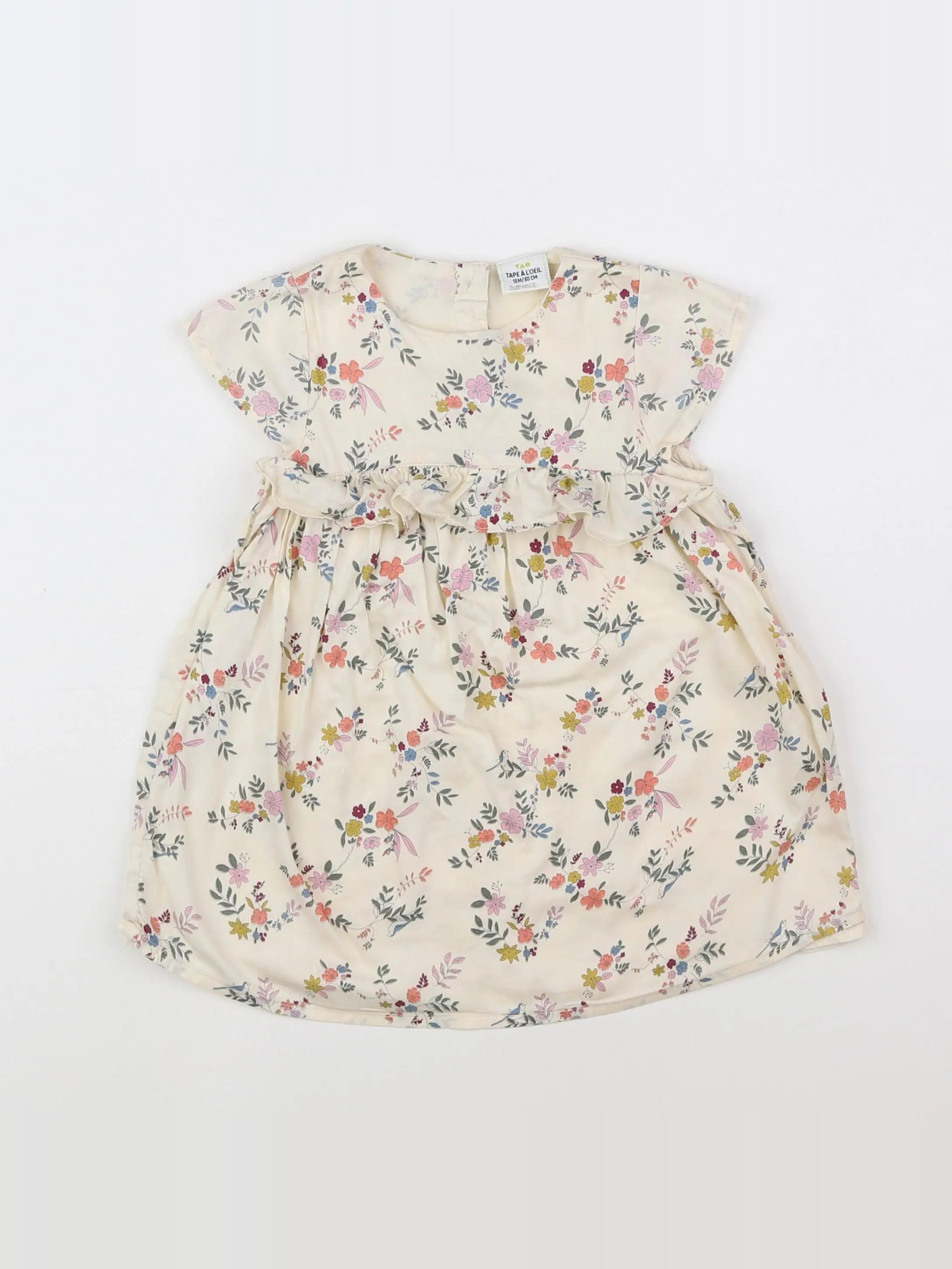 Tape à l'oeil - robe beige - 18 mois