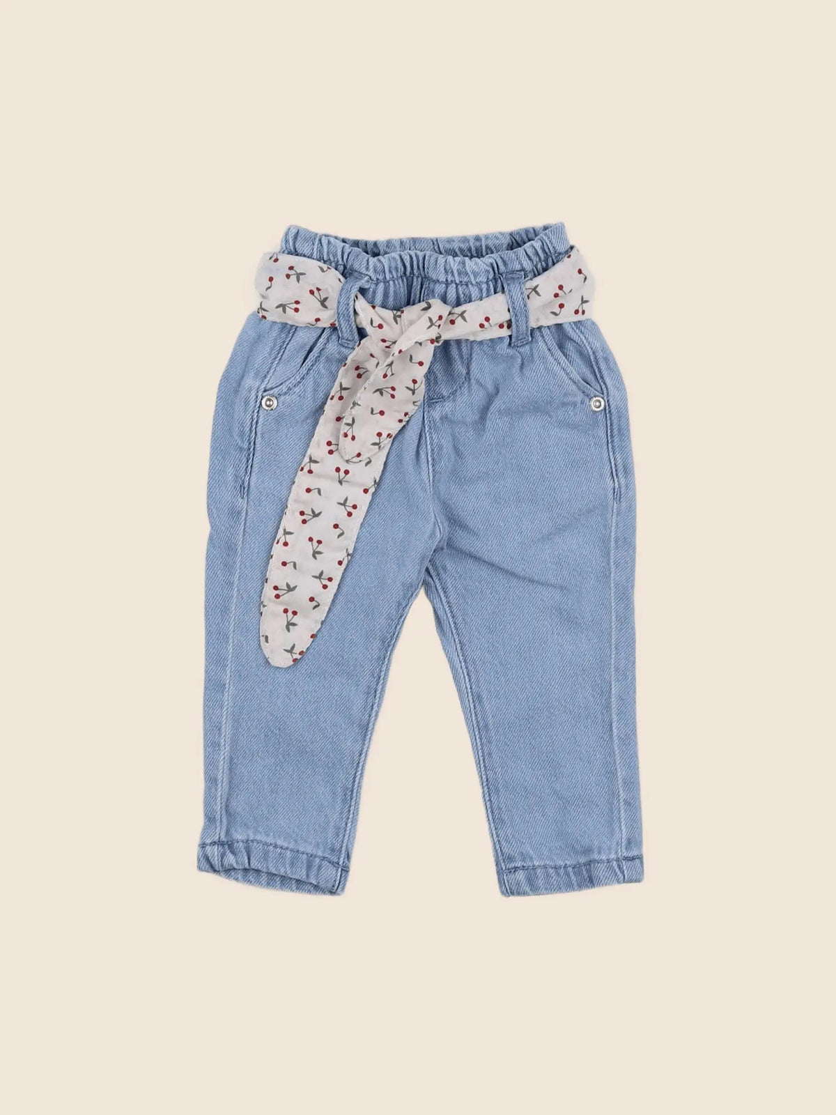 Vertbaudet - jean bleu - 3 mois