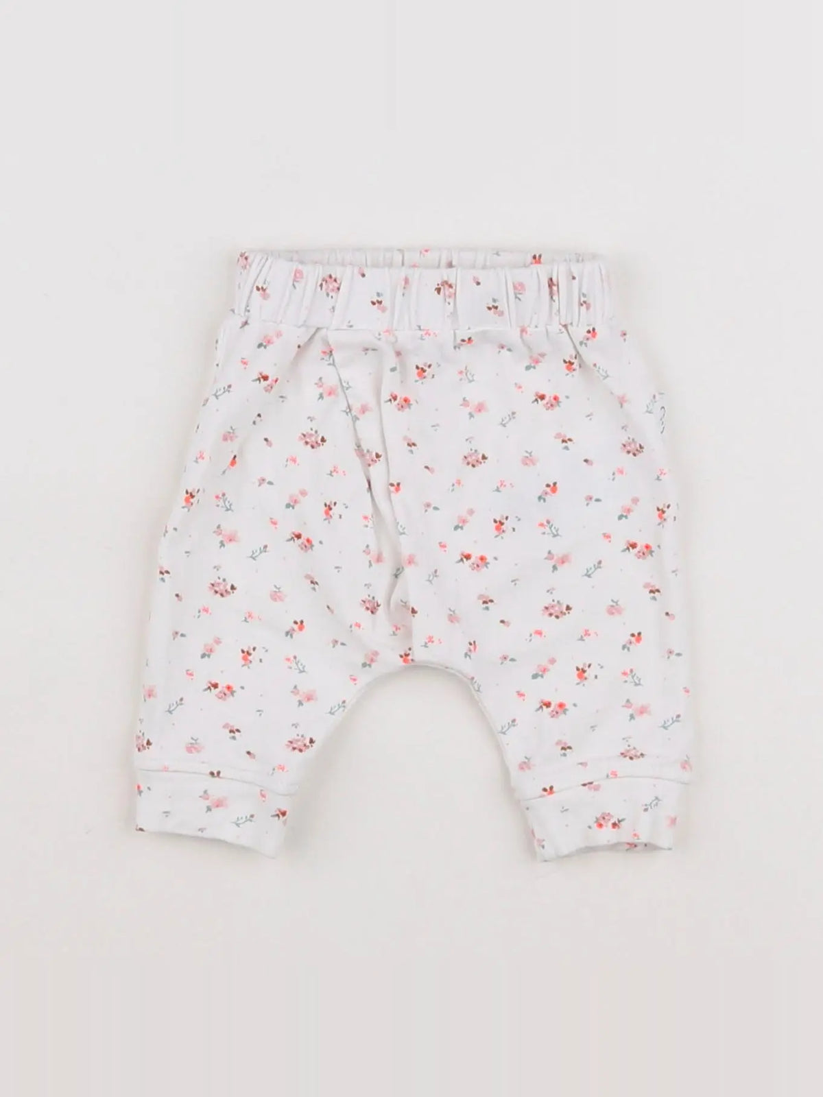 Vertbaudet - legging blanc, multicolore - 3 mois