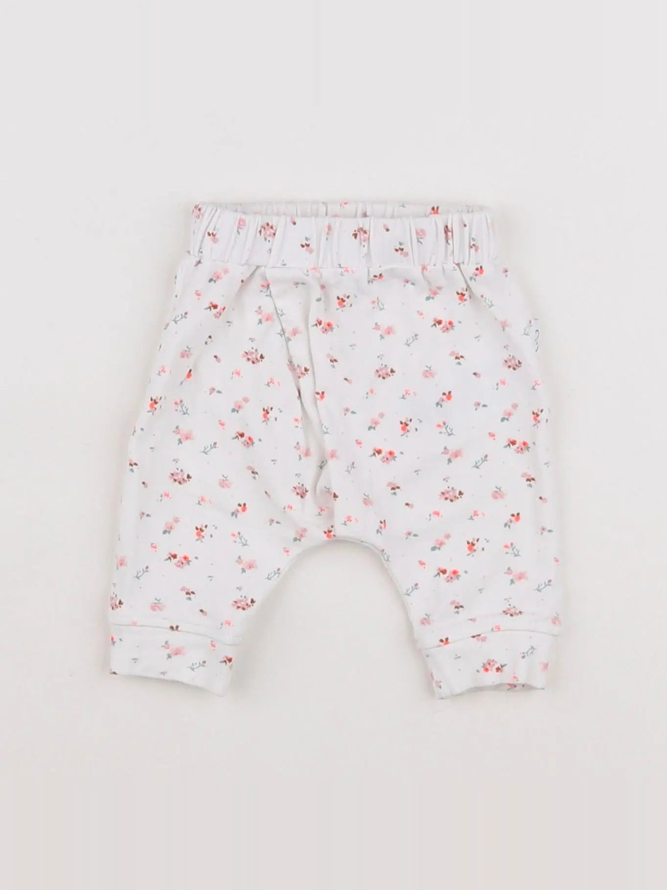 Vertbaudet - legging blanc, multicolore - 3 mois