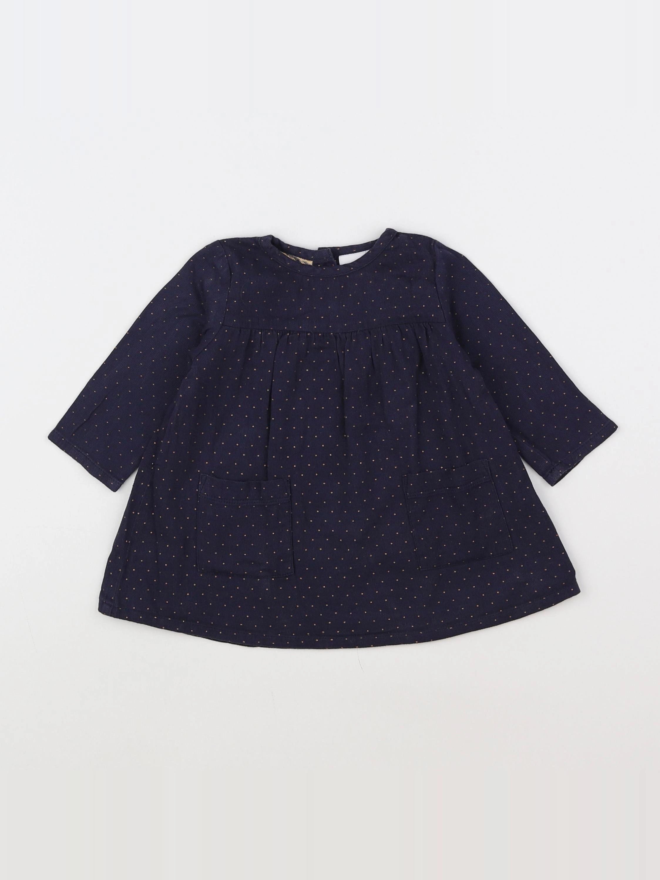Noukie's - robe bleu - 6 mois
