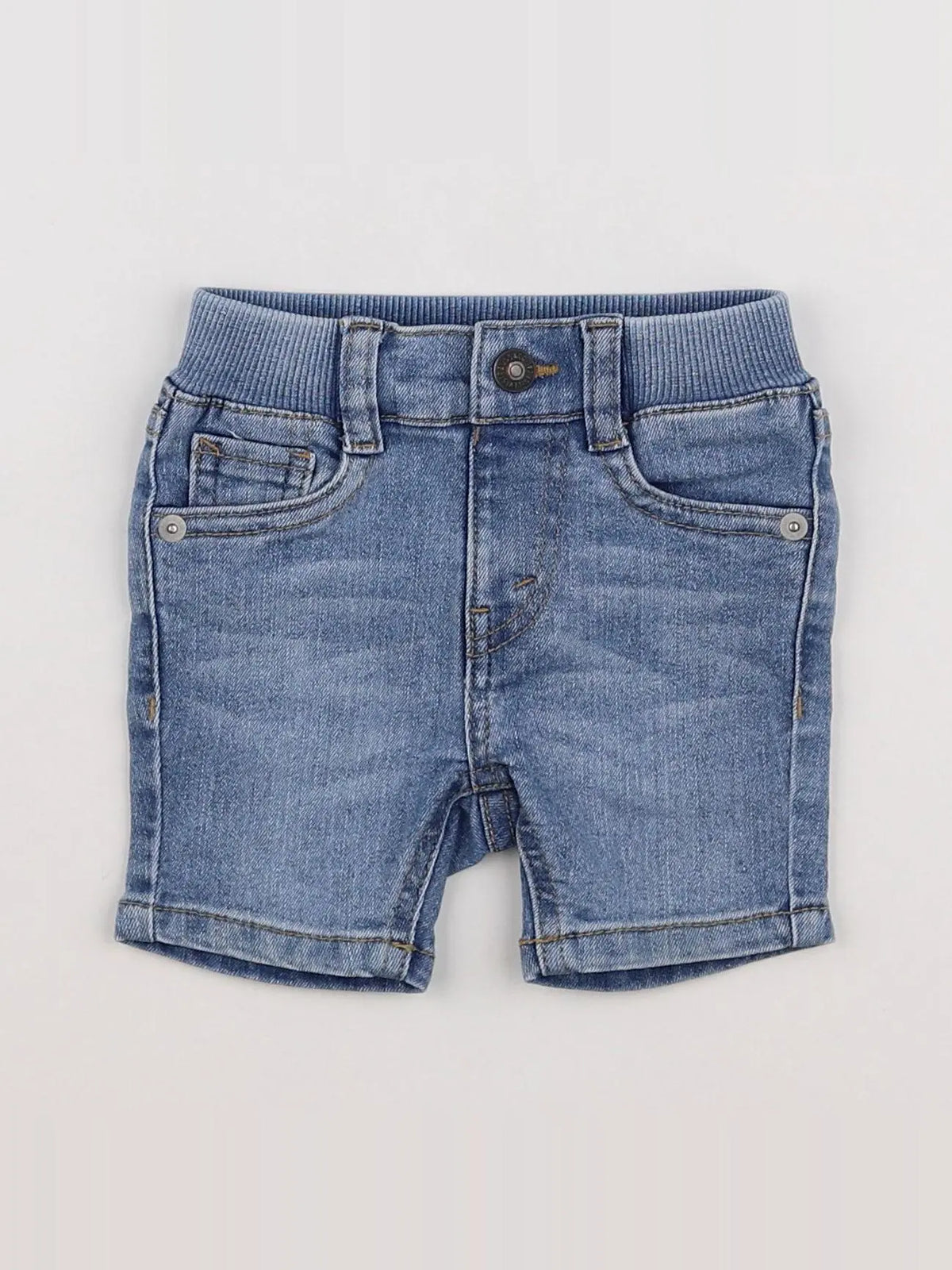 Levi's - short bleu - 12 mois