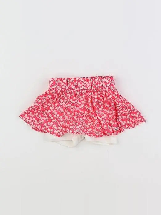 IKKS - jupe short blanc, rose - 3 mois