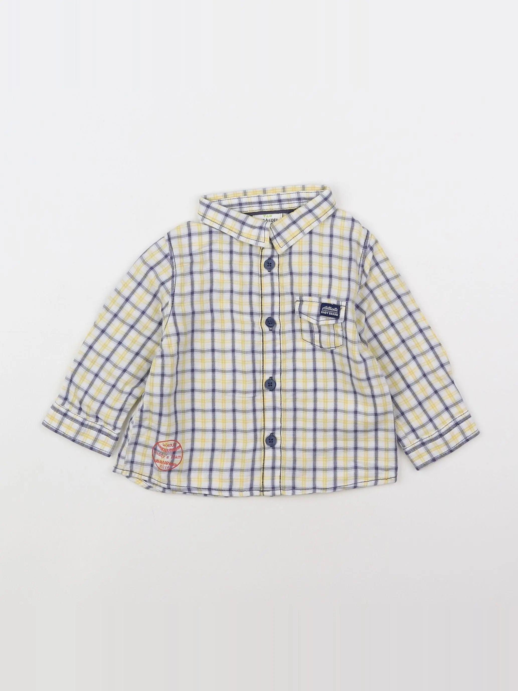 Tape à l'oeil - chemise multicolore - 6 mois