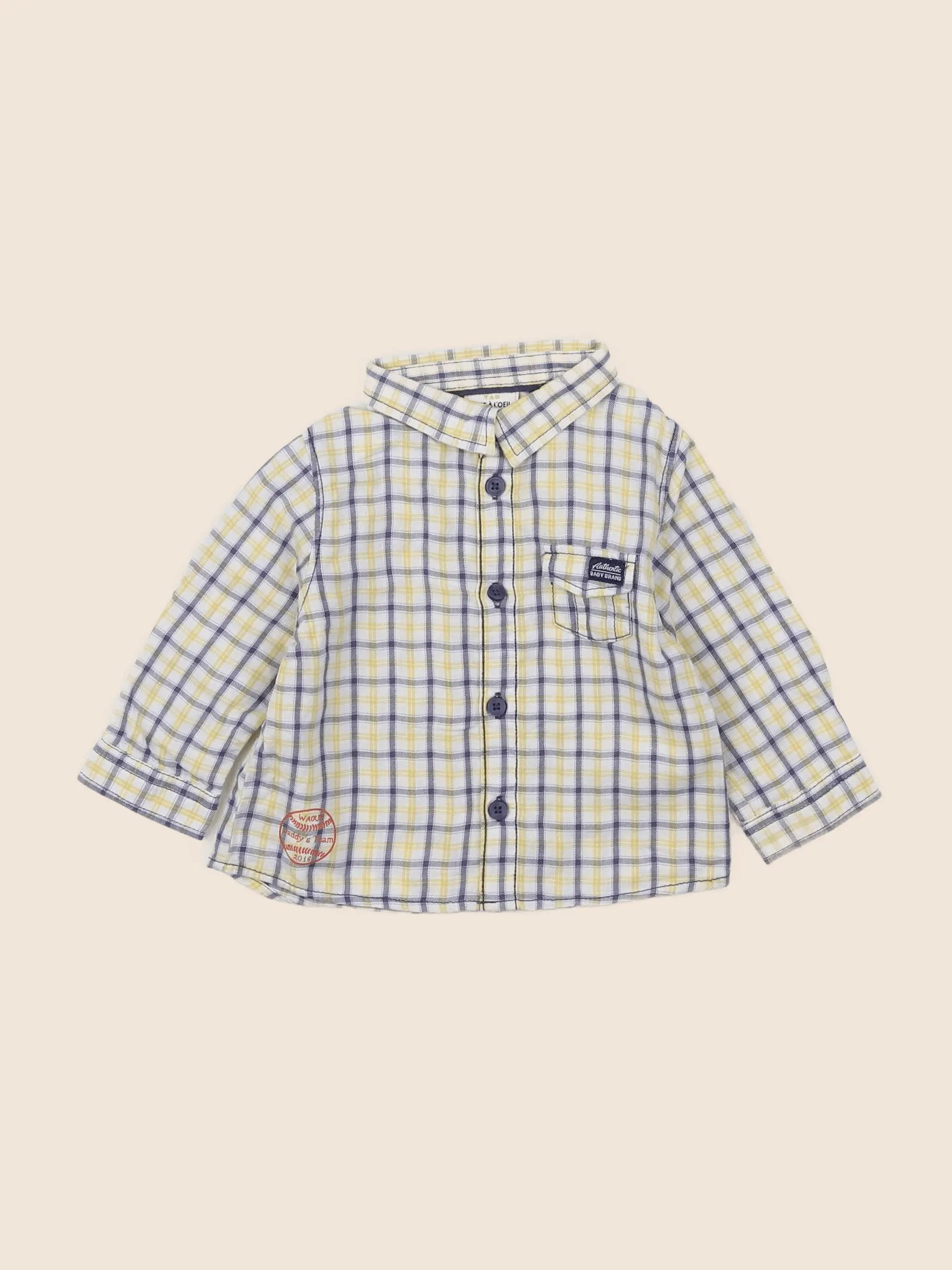 Tape à l'oeil - chemise multicolore - 6 mois