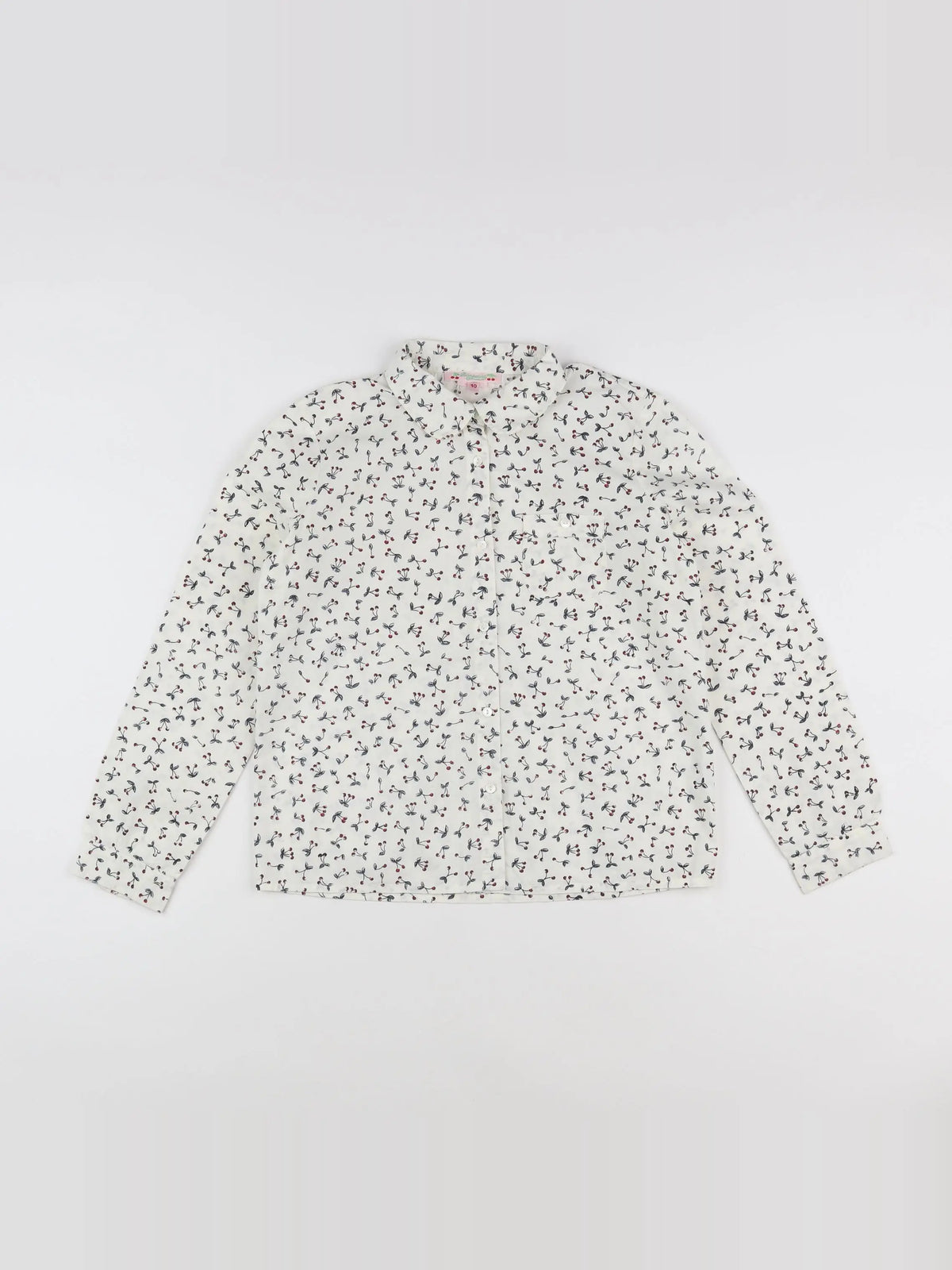 Bonpoint - blouse blanc, multicolore - 10 ans