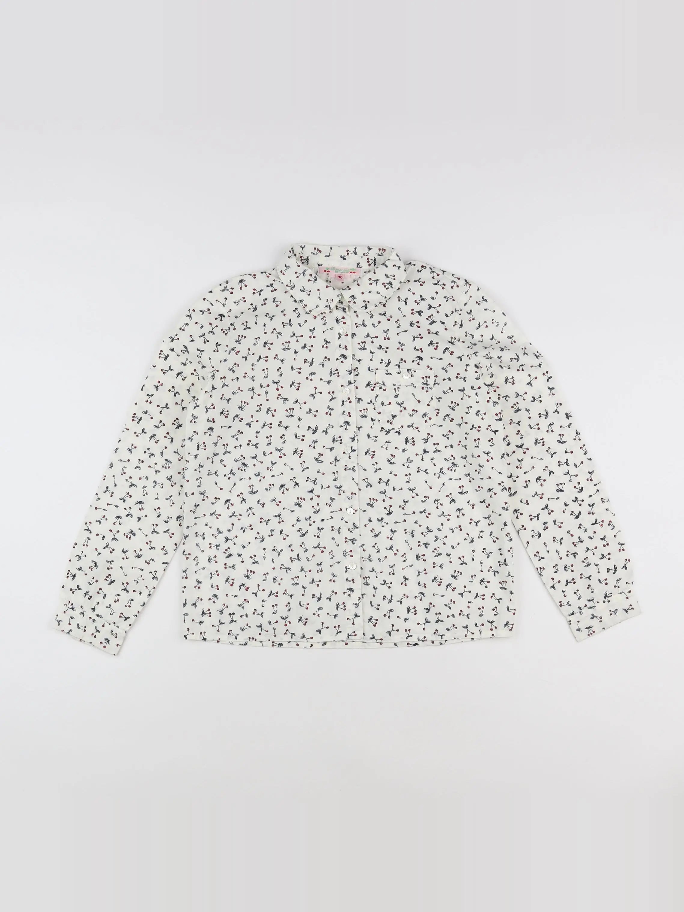 Bonpoint - blouse blanc, multicolore - 10 ans