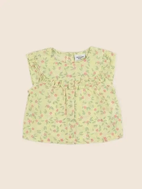 Tape à l'oeil - blouse jaune - 3 mois