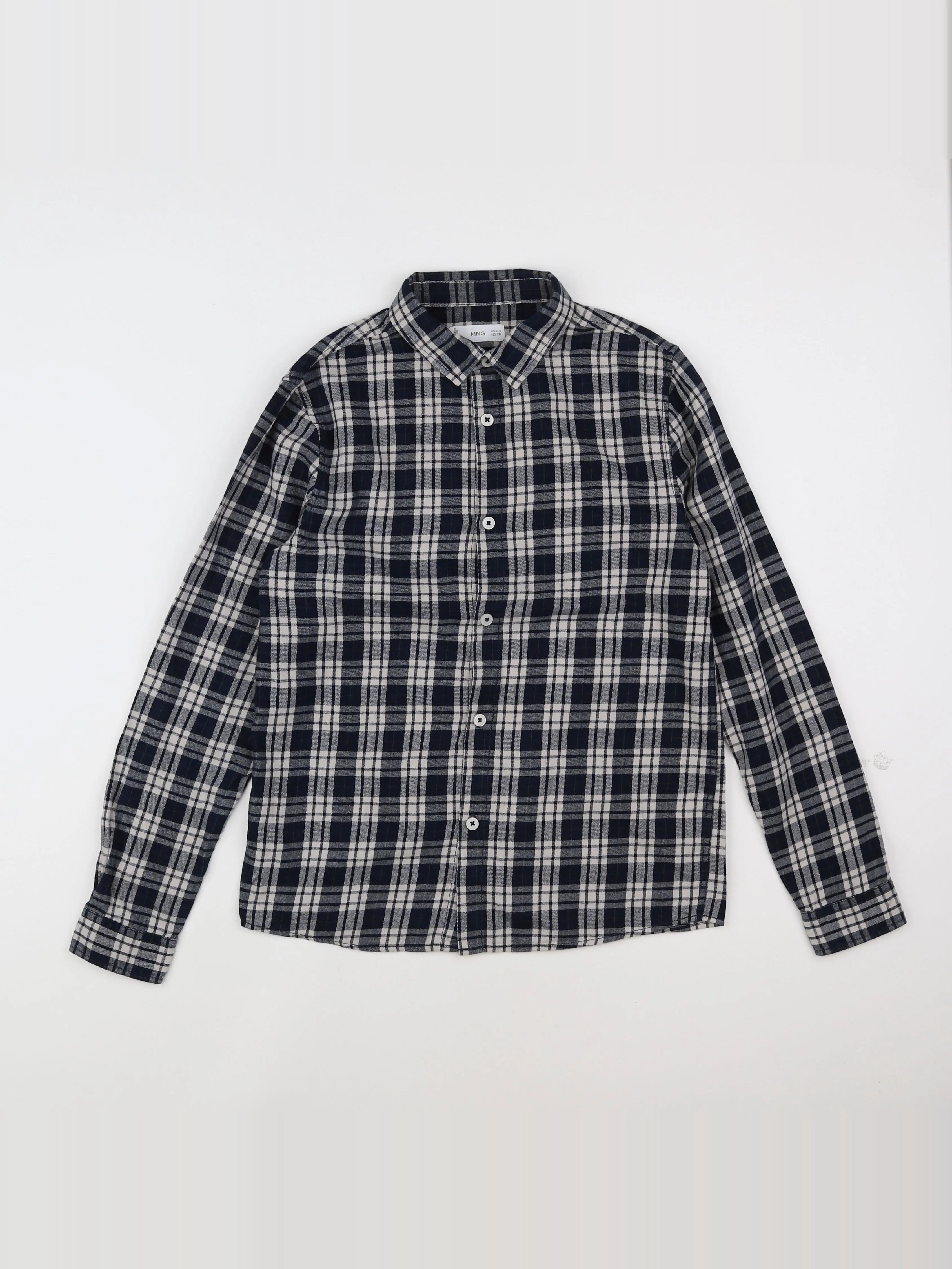 Mango - chemise bleu - 11/12 ans