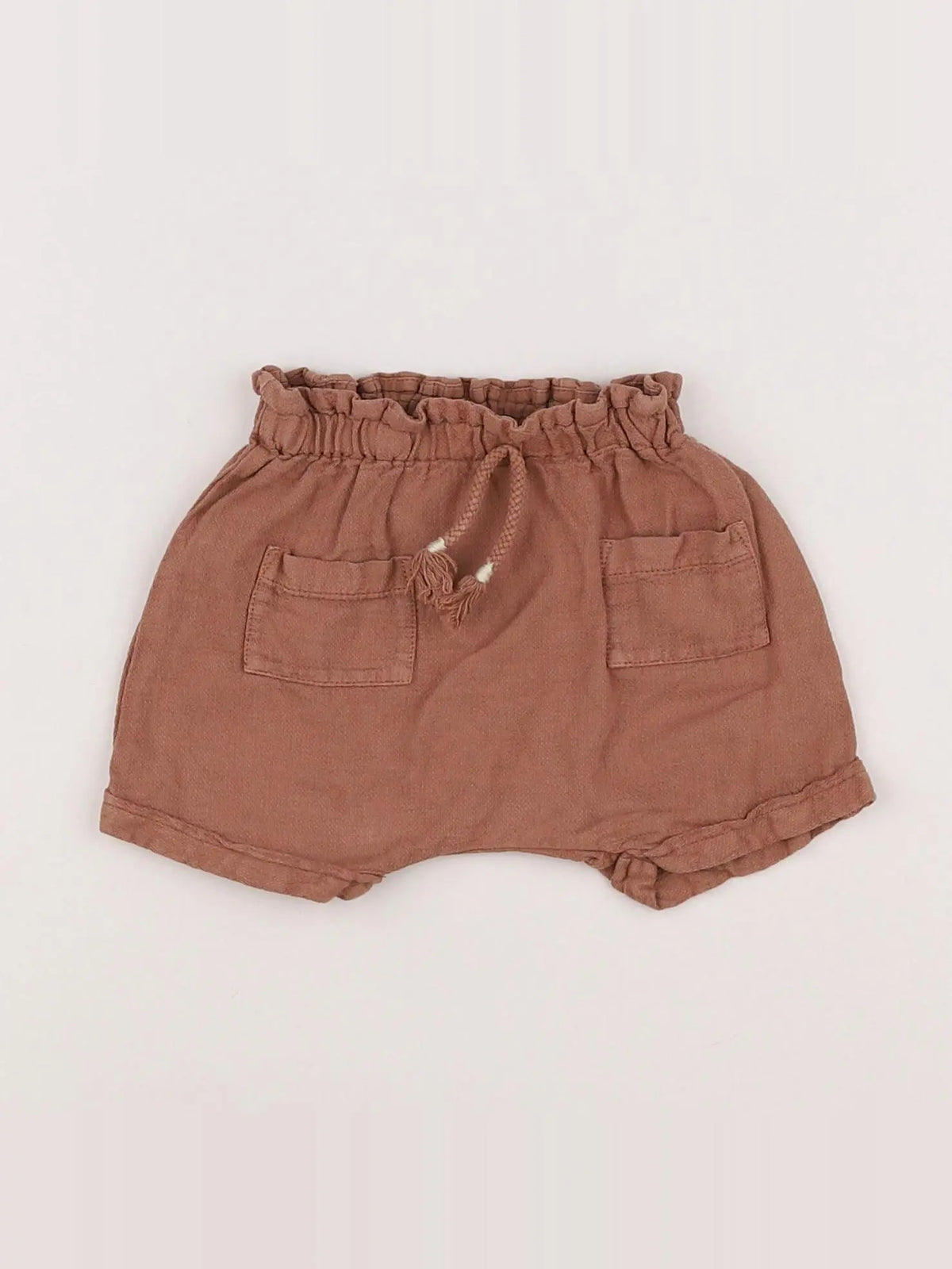 Buho - short marron - 3 mois