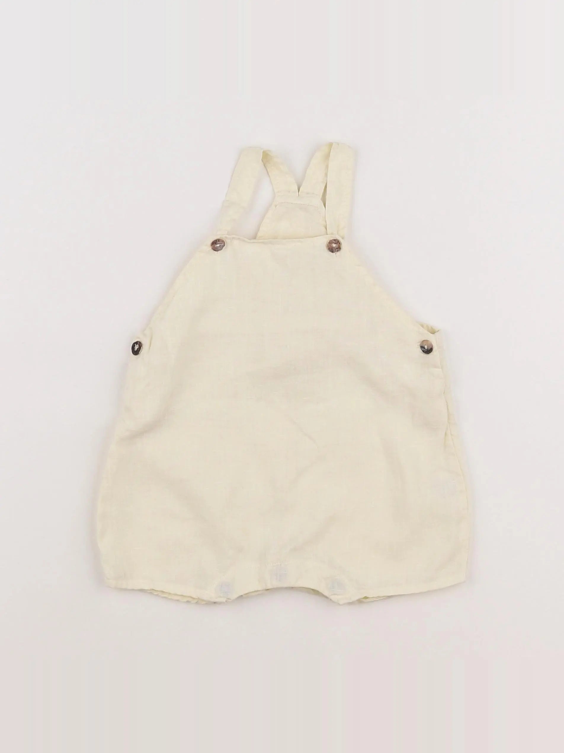Omibia - salopette beige - 3 mois