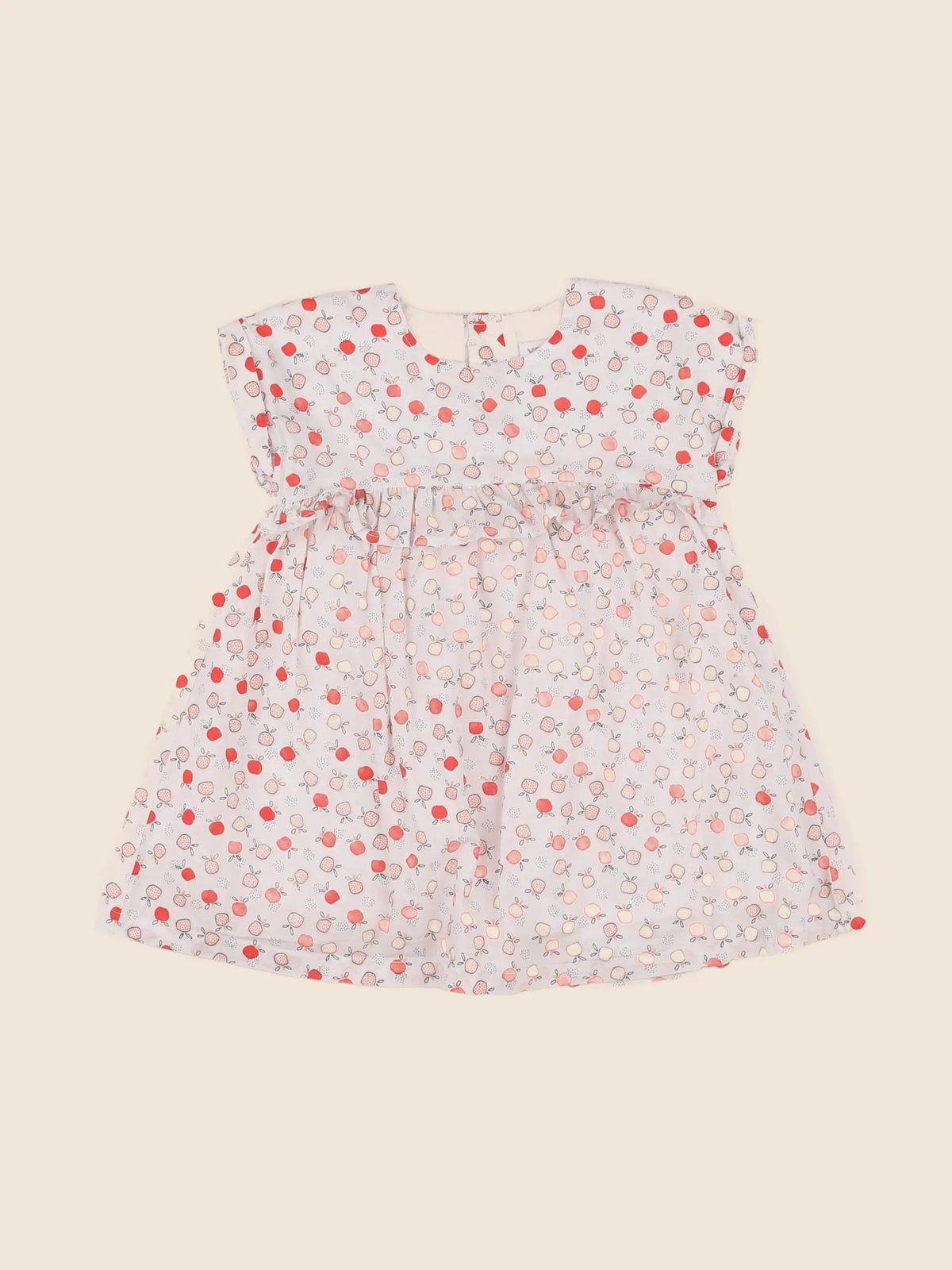 Vertbaudet - robe rouge - 12 mois