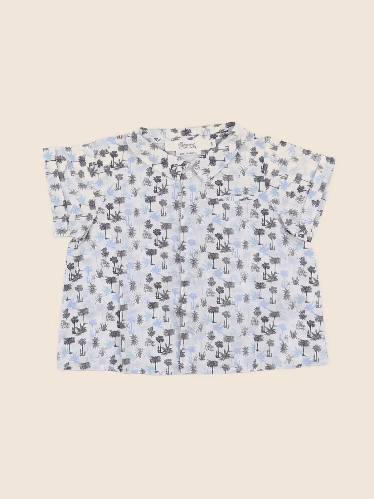 Bonpoint - chemise bleu - 12 mois