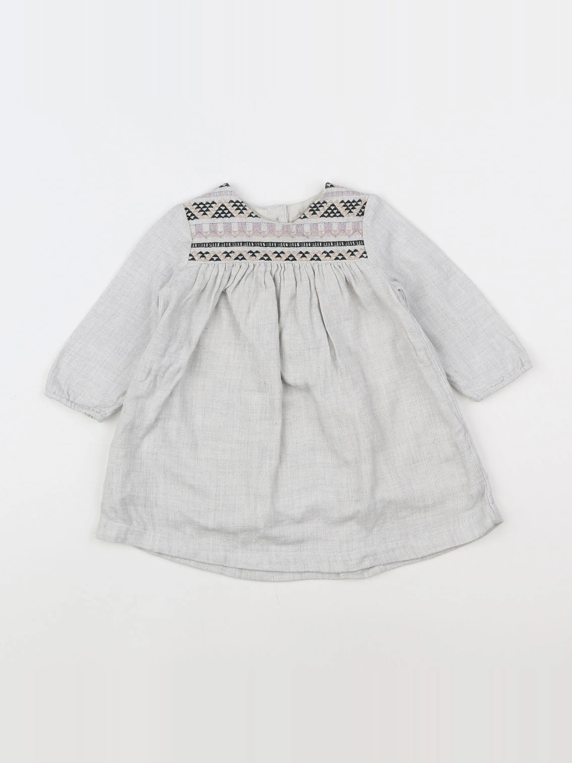 Boutchou - robe gris - 6 mois