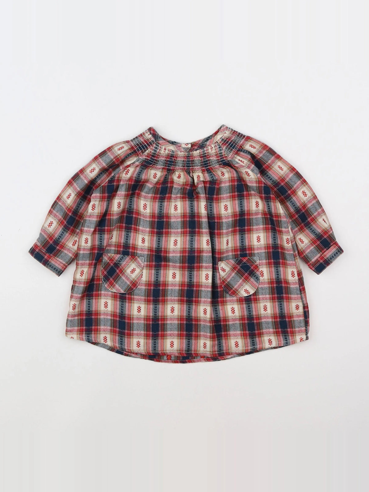 Boutchou - robe multicolore - 6 mois