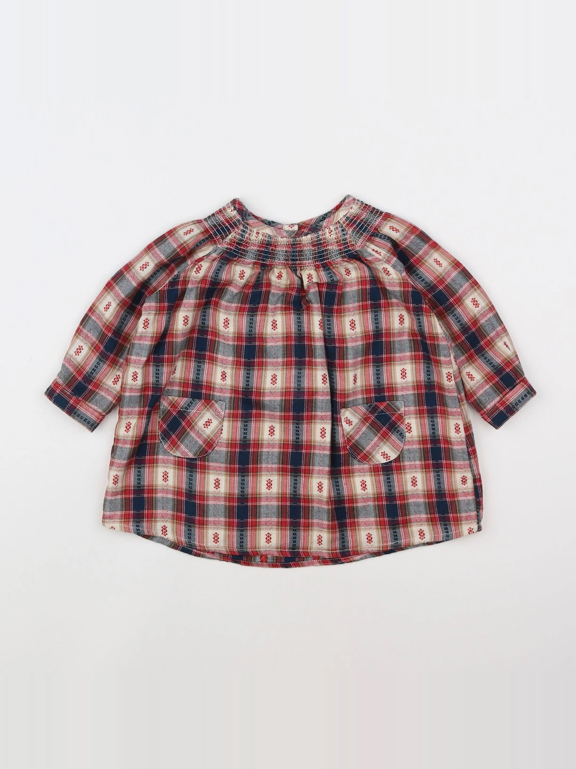 Boutchou - robe multicolore - 6 mois