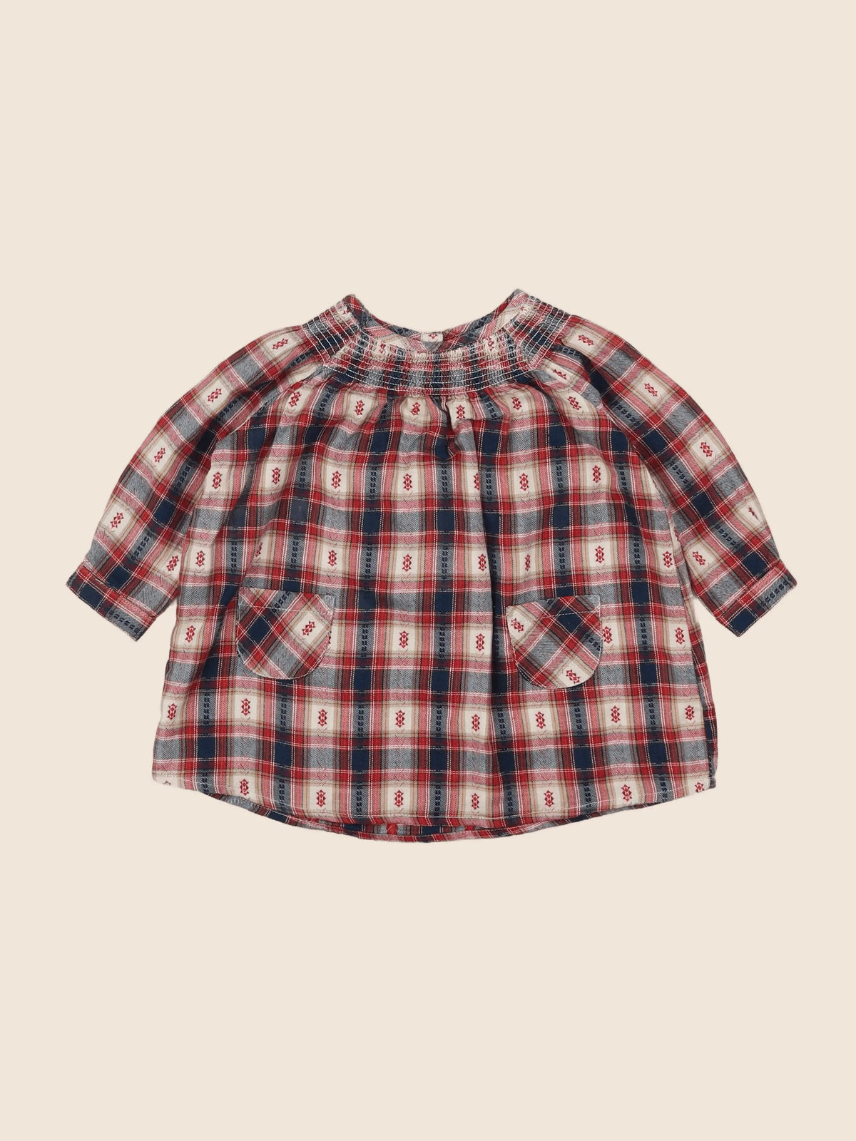 Boutchou - robe multicolore - 6 mois