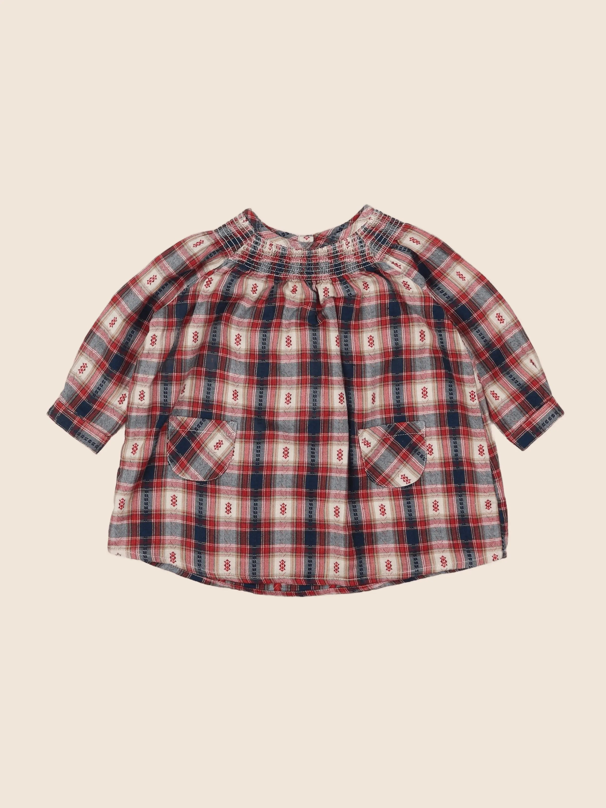 Boutchou - robe multicolore - 6 mois
