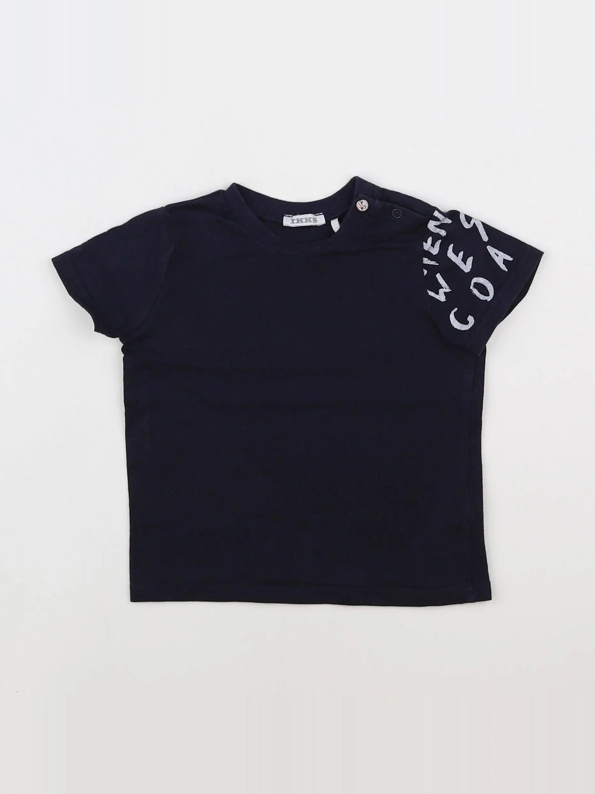 IKKS - tee-shirt bleu - 12 mois