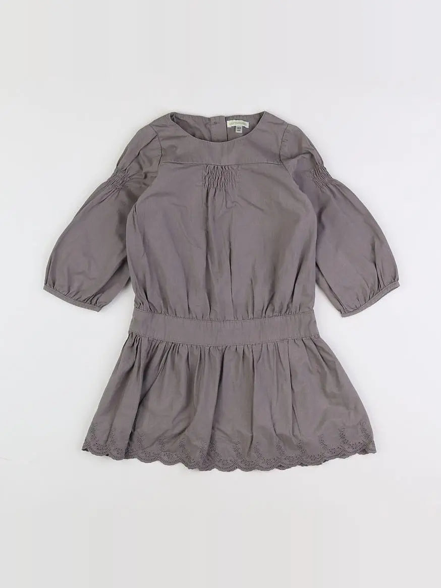 Vertbaudet - robe gris - 5 ans