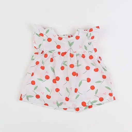 Vertbaudet - blouse blanc, rouge - 3 mois