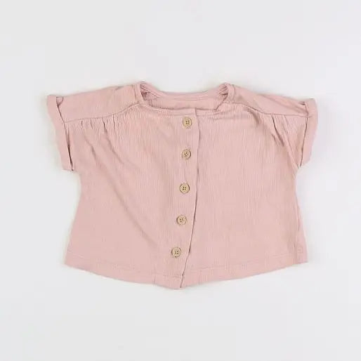 Vertbaudet - blouse rose - 3 mois