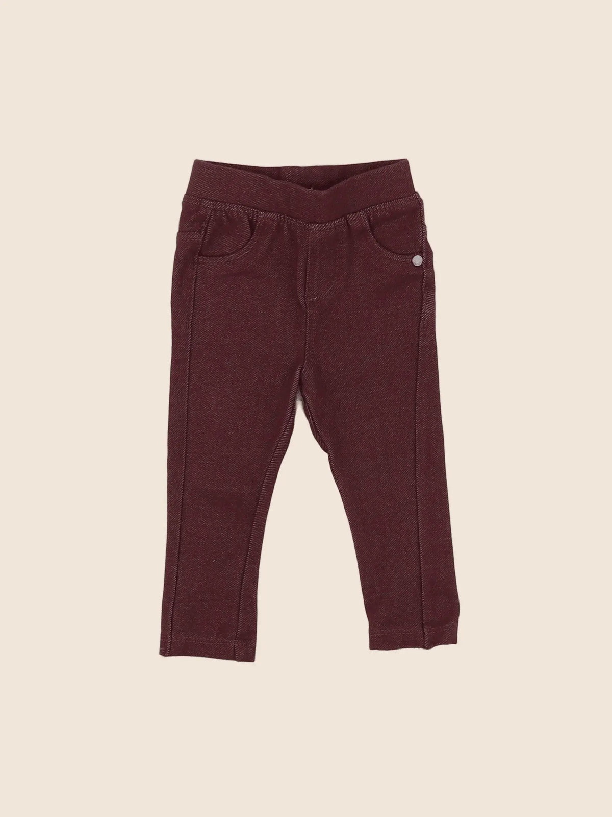Vertbaudet - pantalon violet - 3 mois