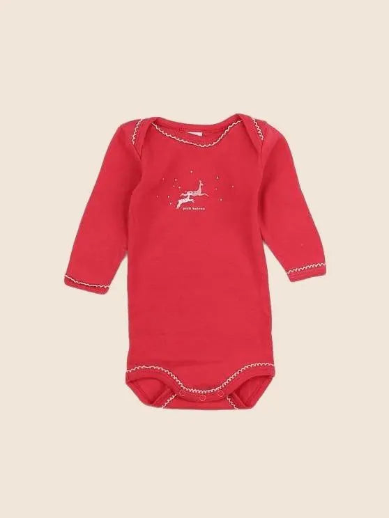 Petit Bateau - body rose - 3 mois