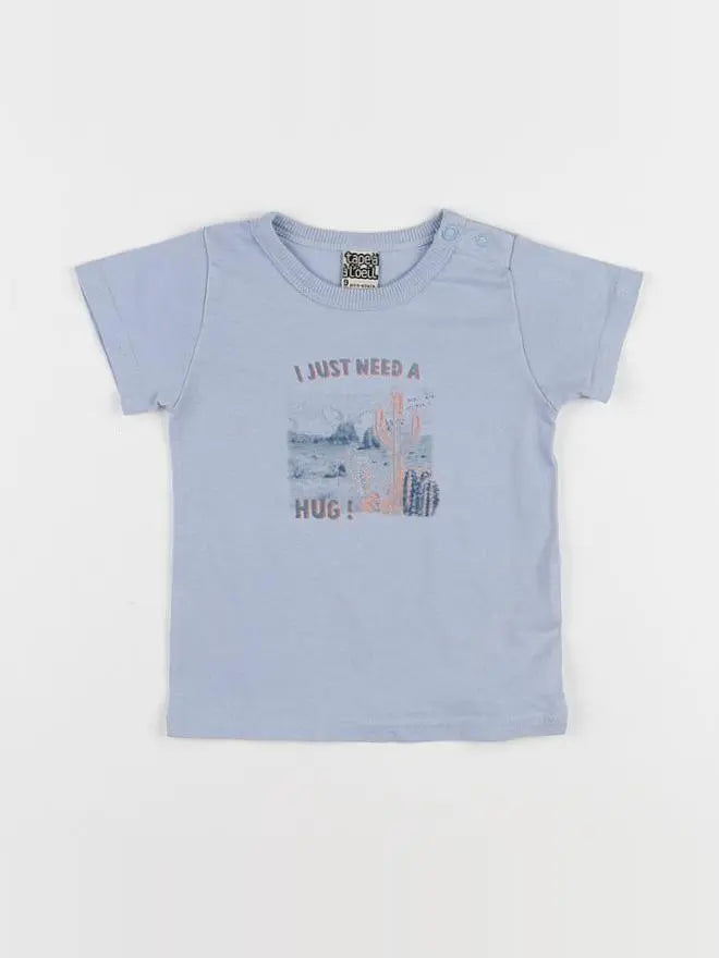 Tape à l'oeil - tee-shirt bleu - 9 mois