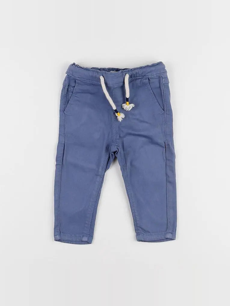 Eden & Victor - pantalon bleu - 12 mois