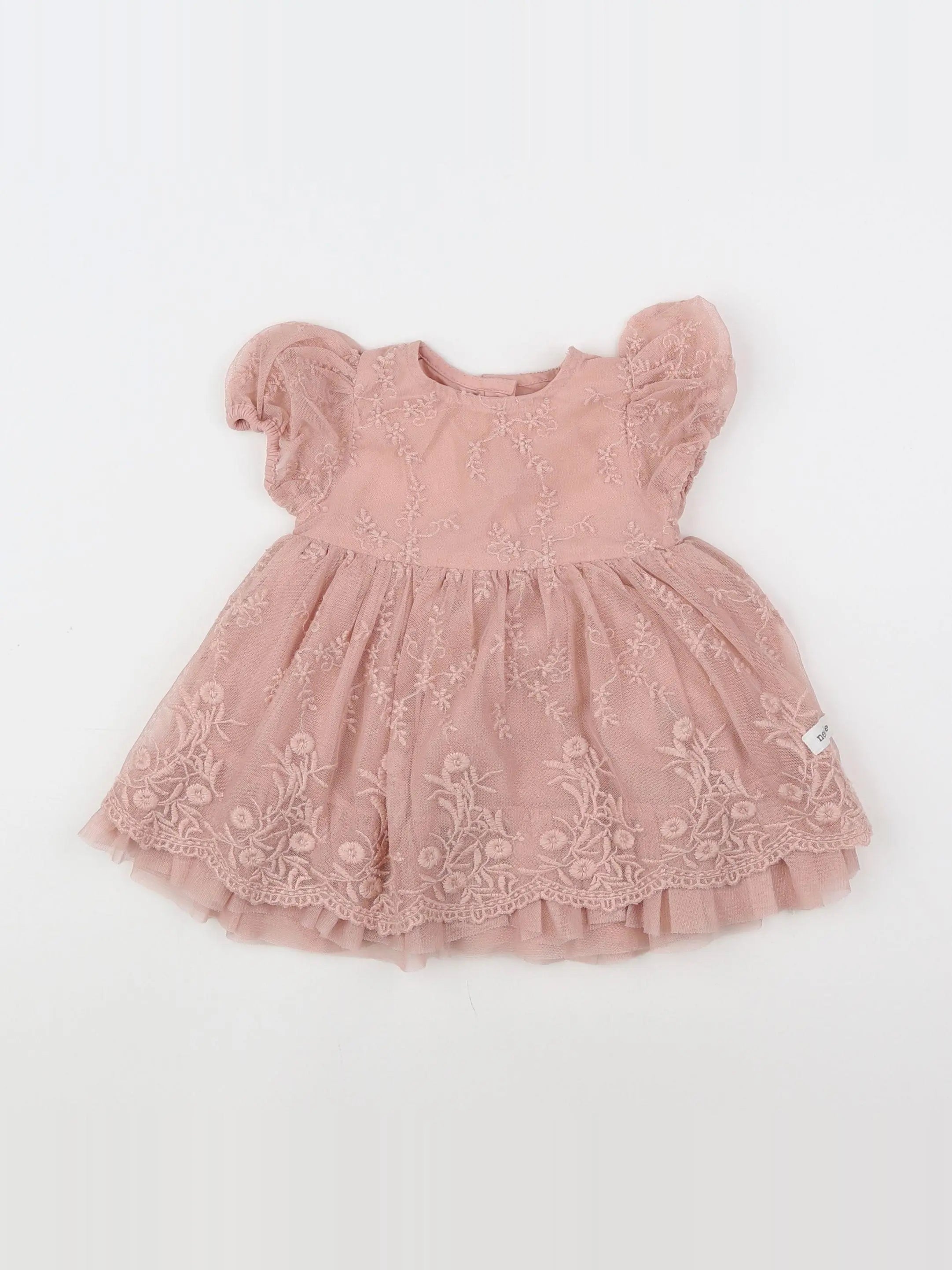 Newbie - robe rose - 3 mois