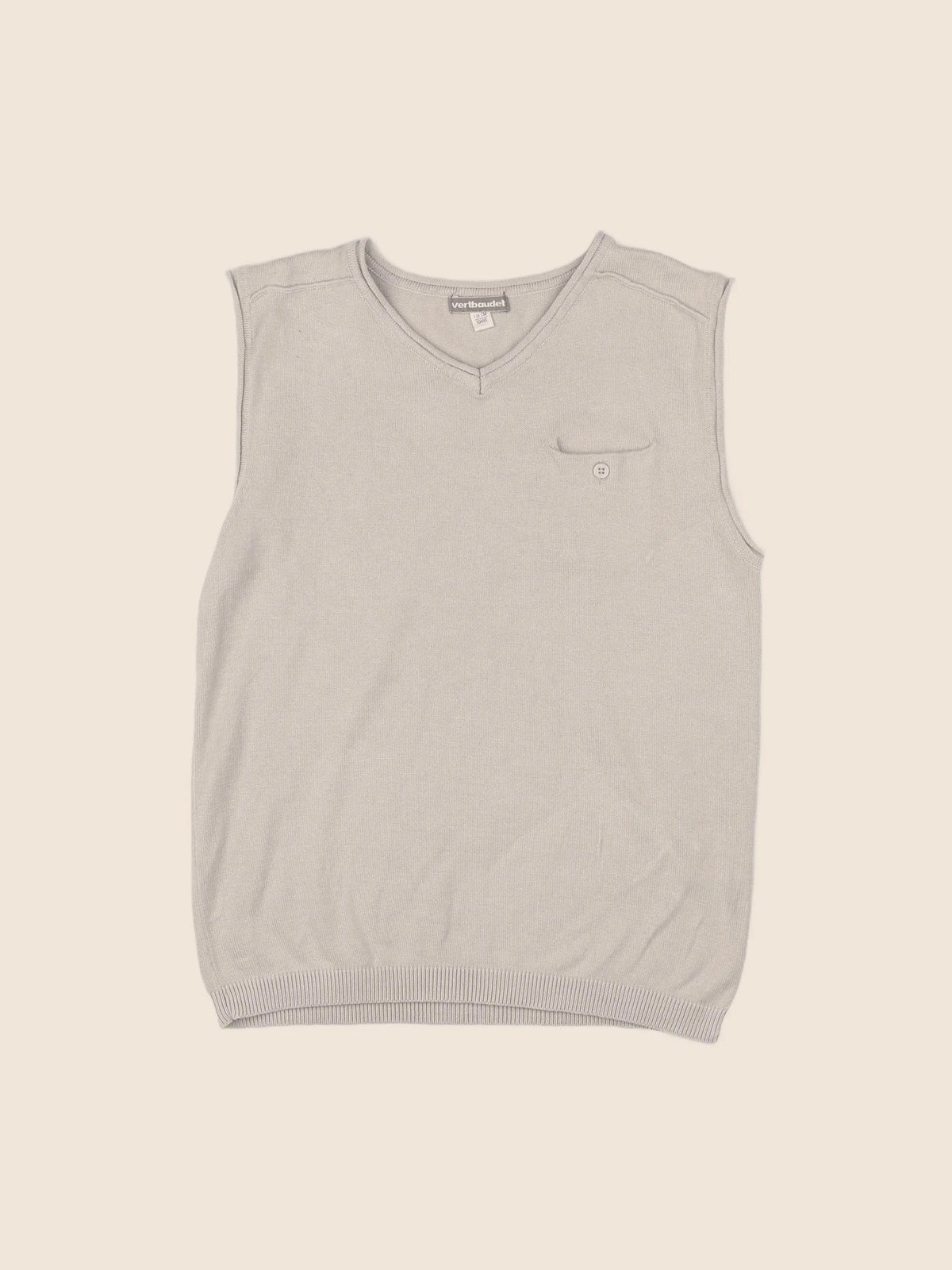 Vertbaudet - pull beige - 10 ans