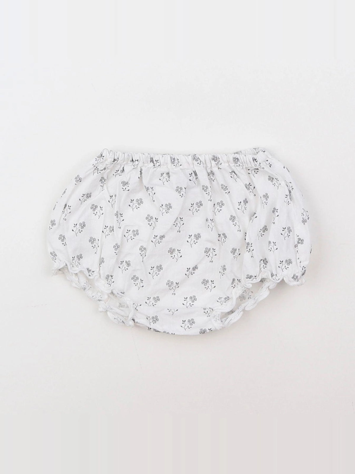 Petit Bateau - bloomer blanc - 3 mois