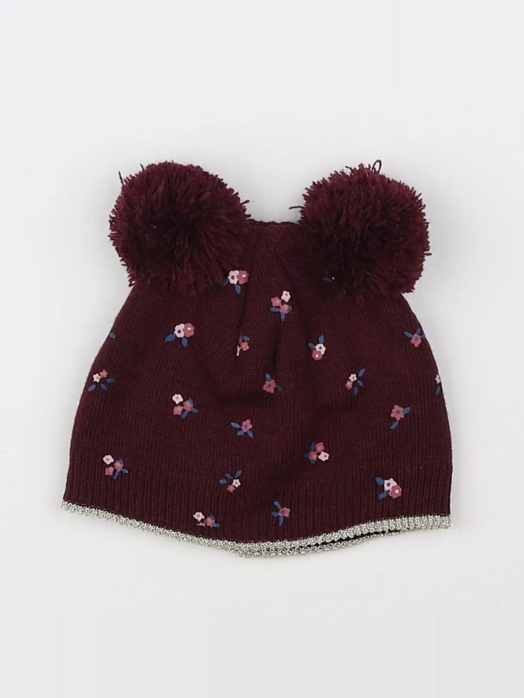 Vertbaudet - bonnet rouge - 3/6 mois