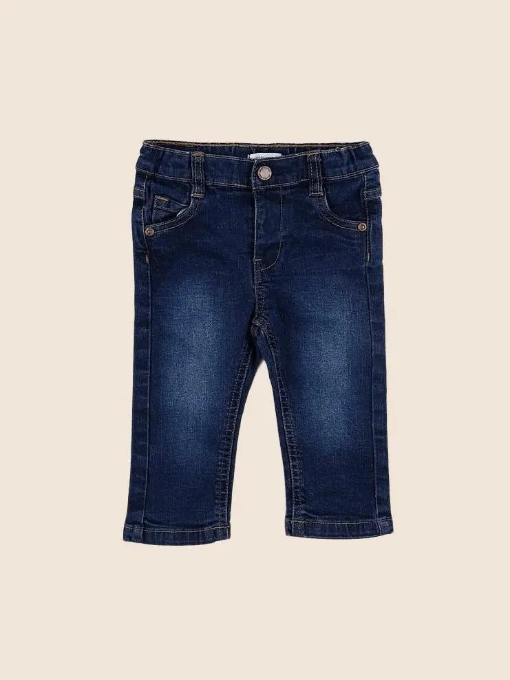 Vertbaudet - jean bleu - 9 mois