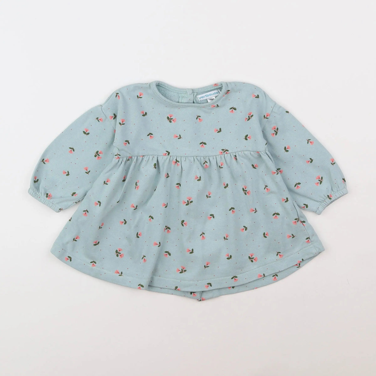 Vertbaudet - robe multicolore - 9 mois