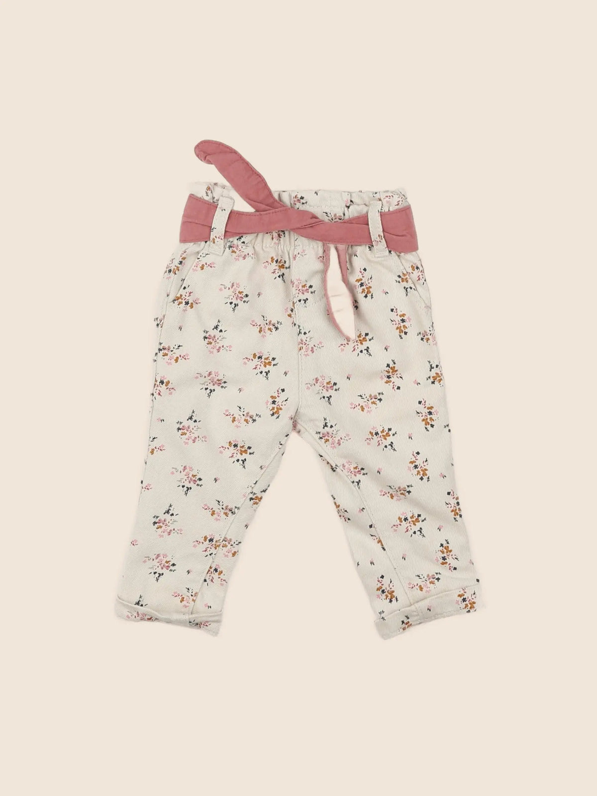 Vertbaudet - jean beige - 3 mois