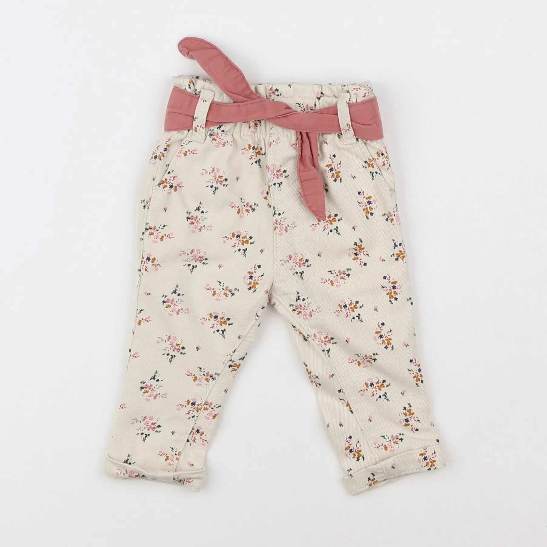 Vertbaudet - jean beige - 3 mois