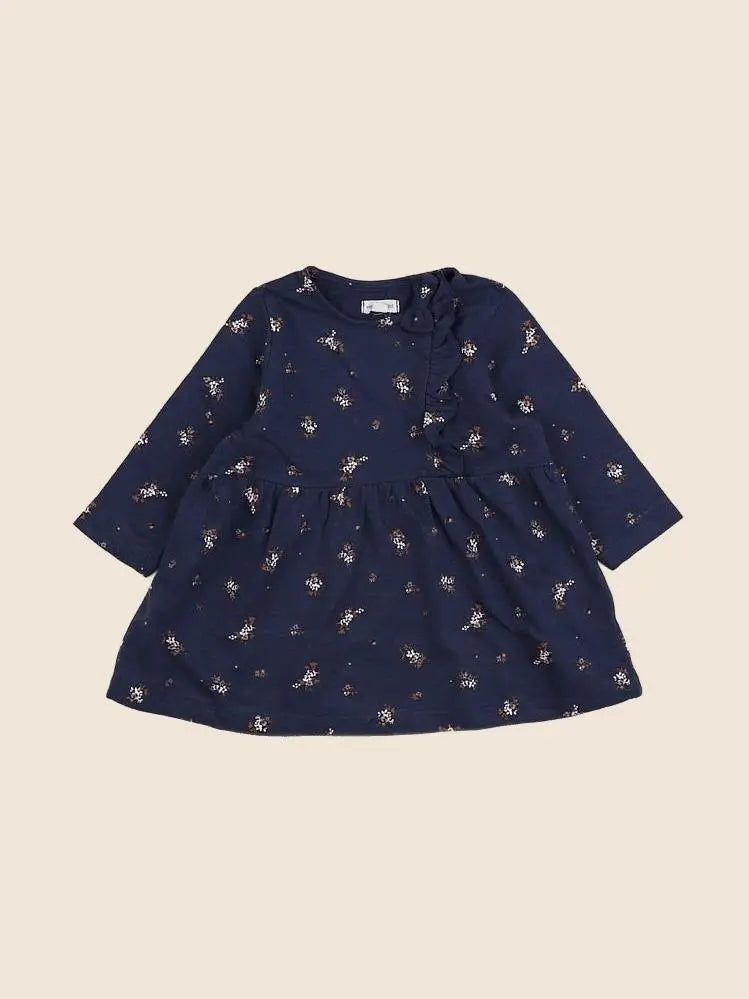 Vertbaudet - robe bleu - 12 mois