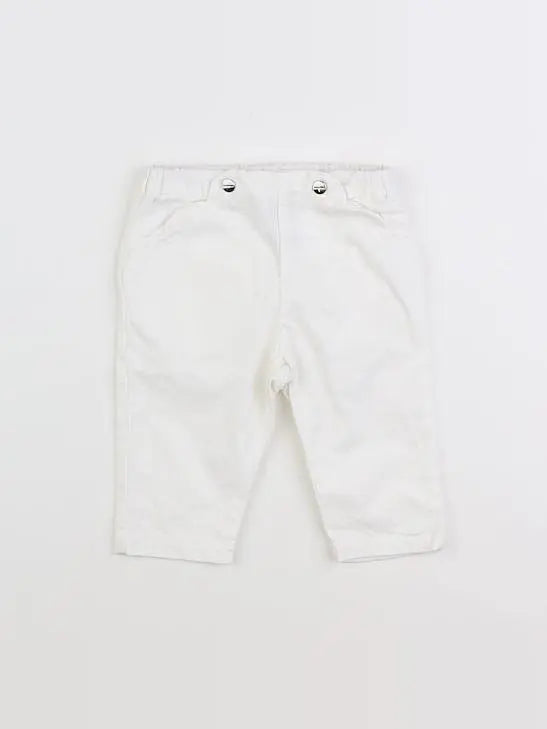 Jacadi - pantalon blanc - 6 mois