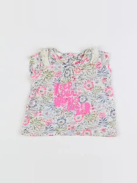 Benetton - tee-shirt multicolore - 1/3 mois