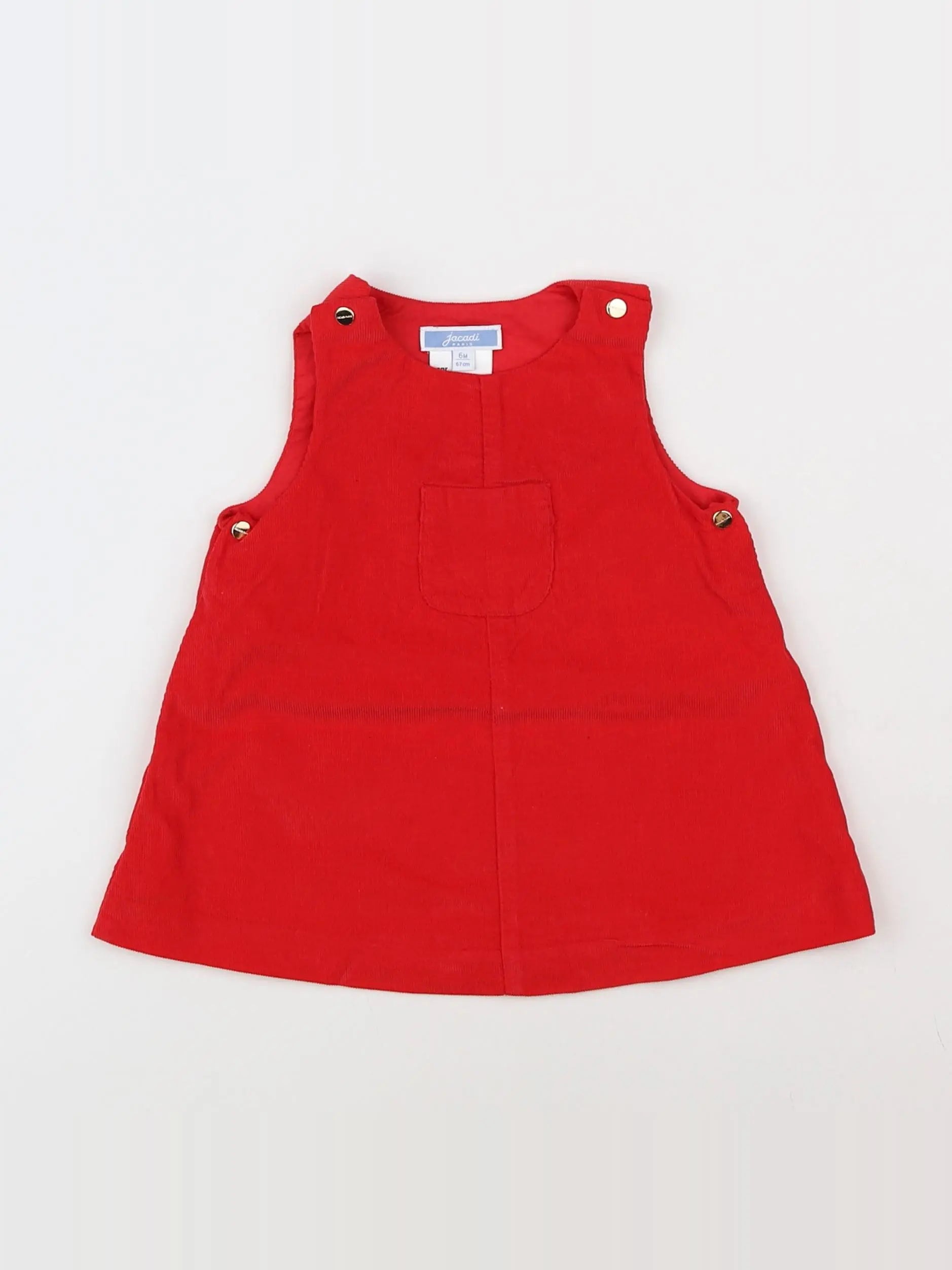 Jacadi - robe rouge - 6 mois