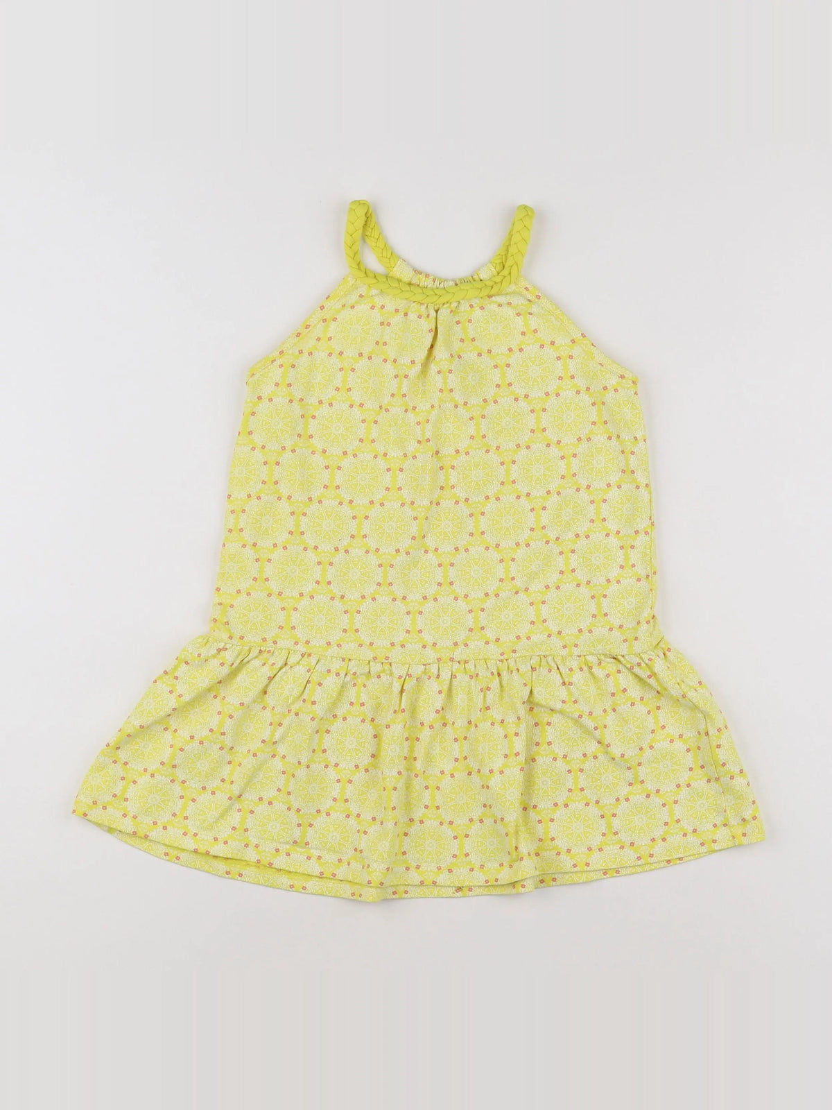 Vertbaudet - robe jaune - 6 ans