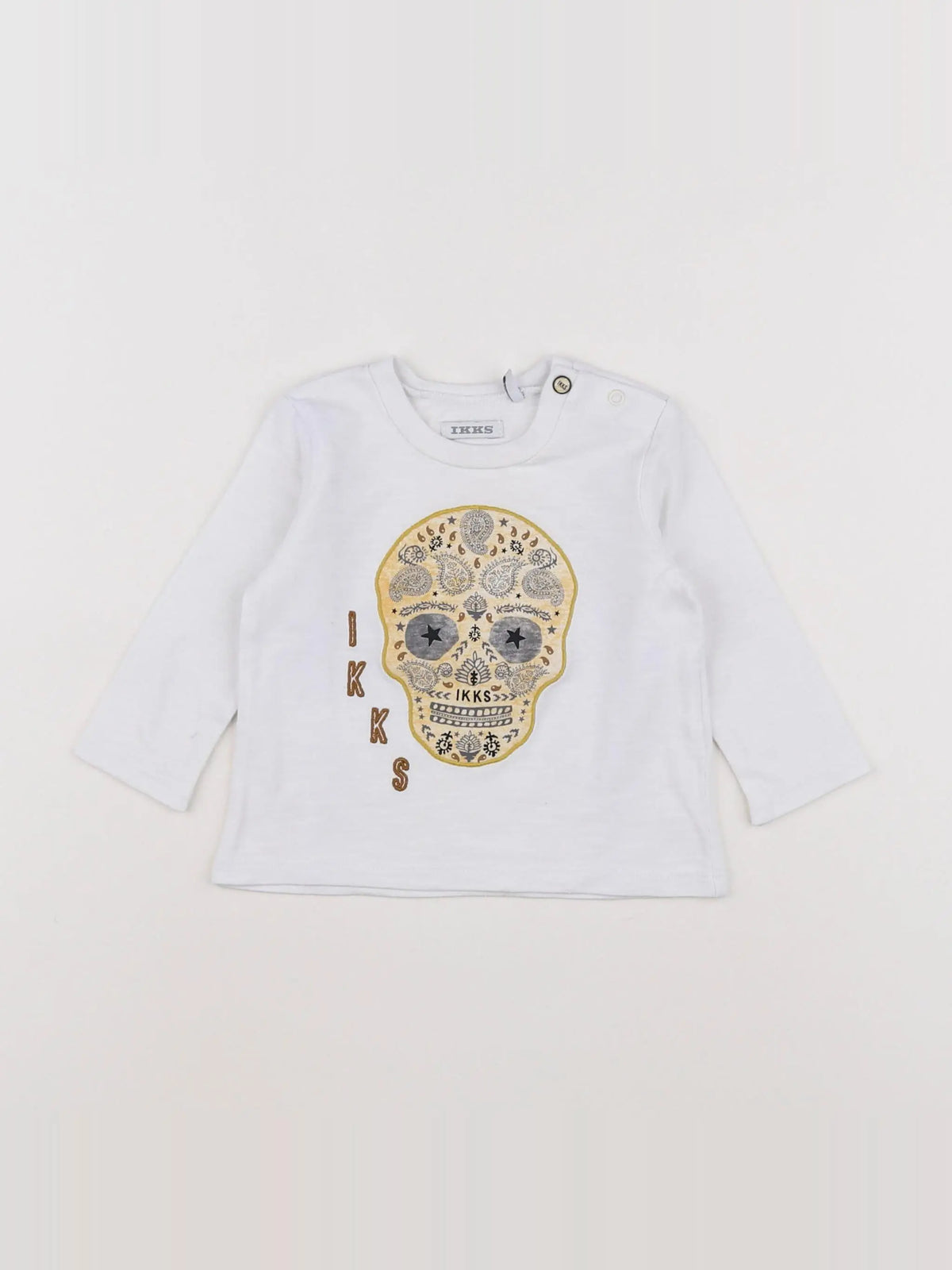 IKKS - tee-shirt blanc - 6 mois