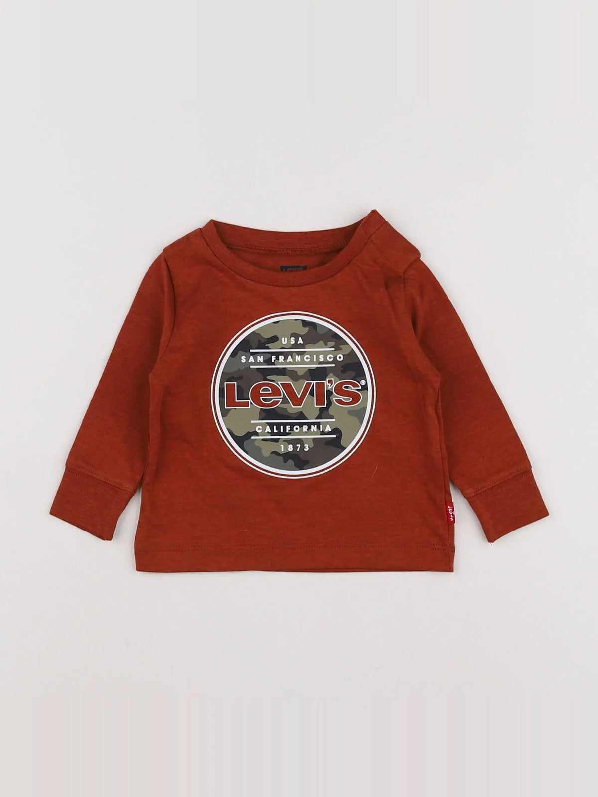 Levi's - tee-shirt marron - 3 mois