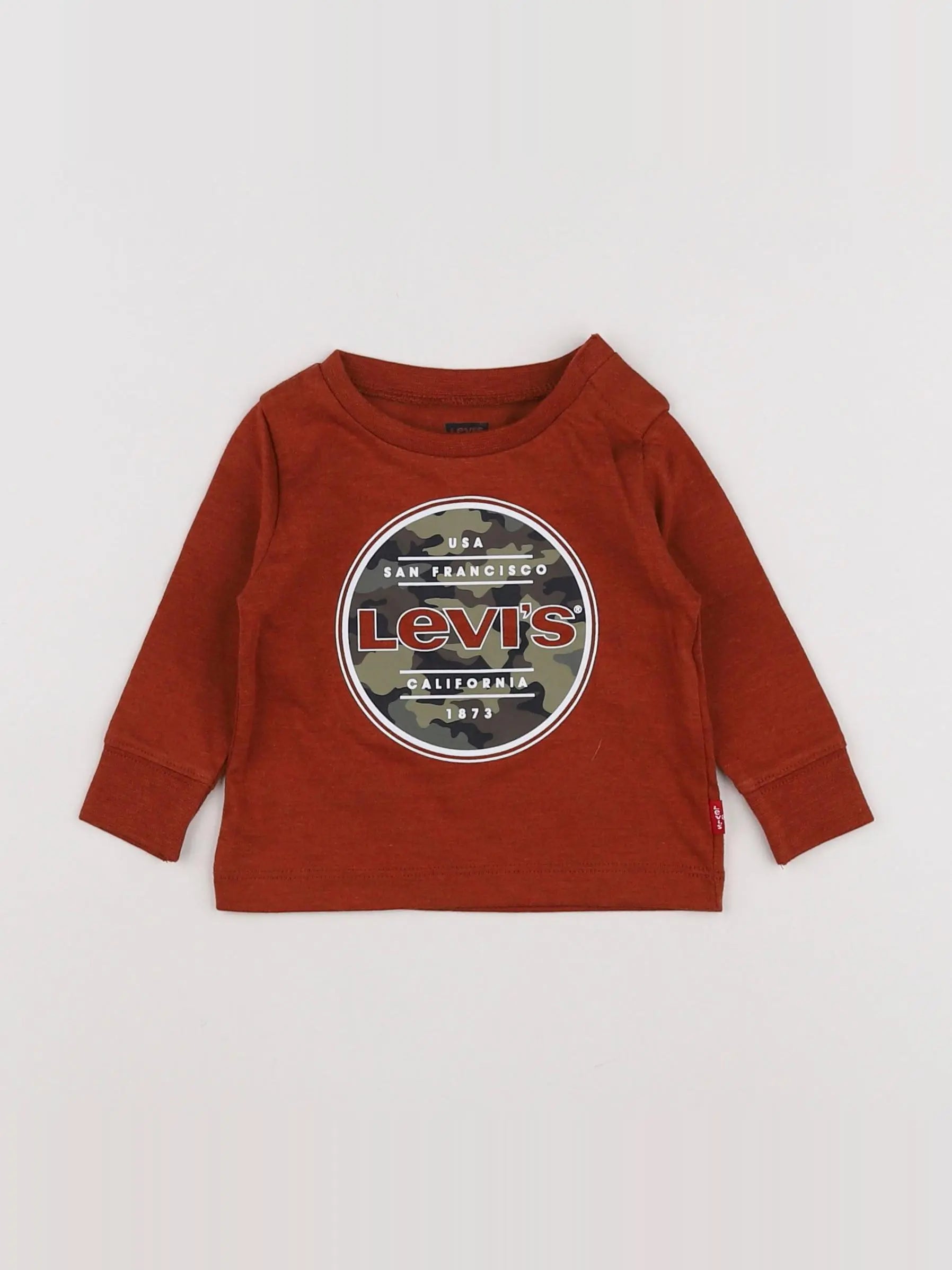Levi's - tee-shirt marron - 3 mois