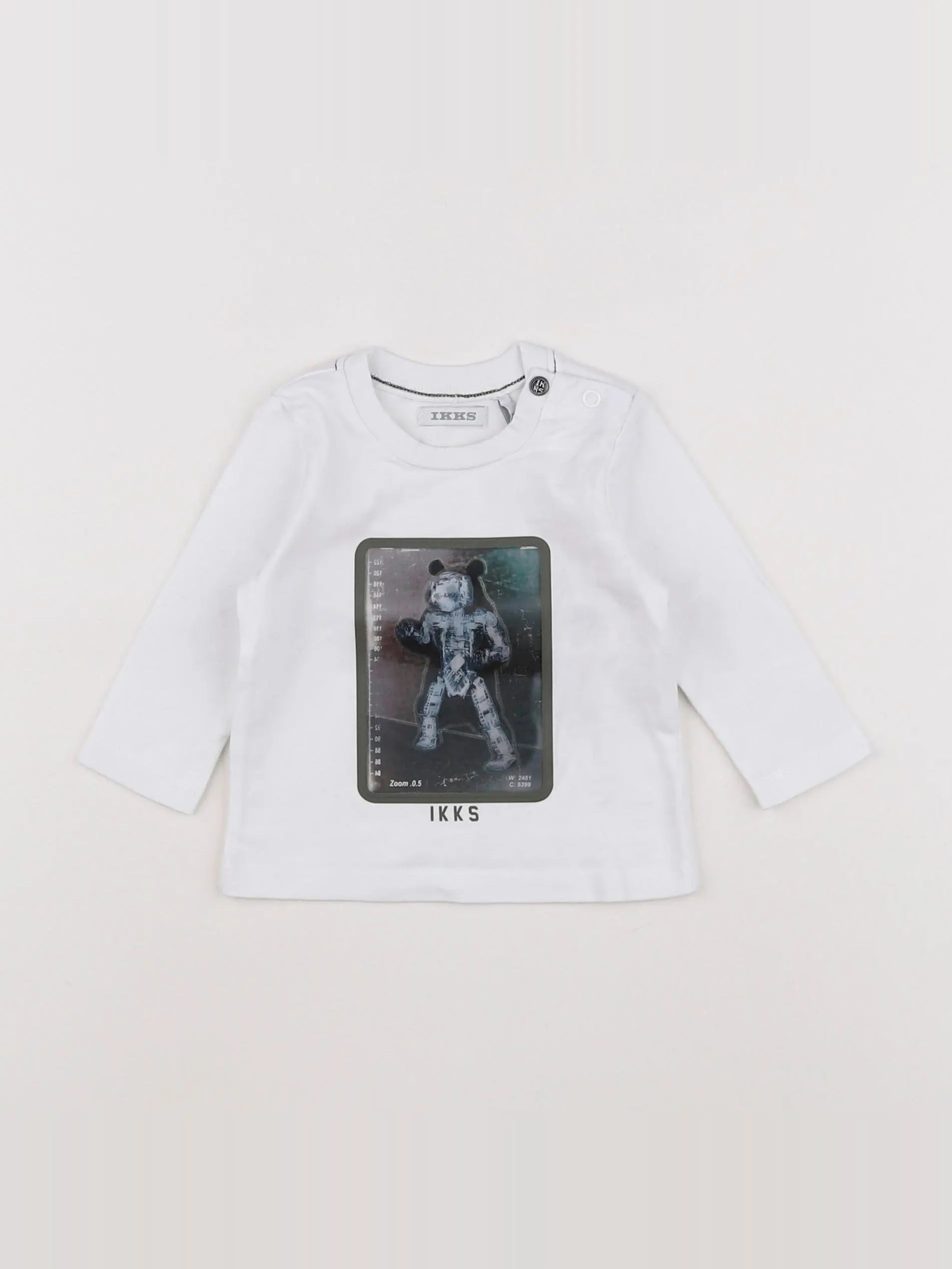 IKKS - tee-shirt blanc - 3 mois